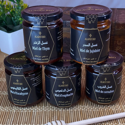 Pack Découverte : 5 Miels Purs du Maroc en un Coffret ! 🍯